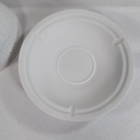 Starlight Hellmann-Versand Bisque Lithopane White Christmas 2010 Candle Holder - Picture 10 of 14